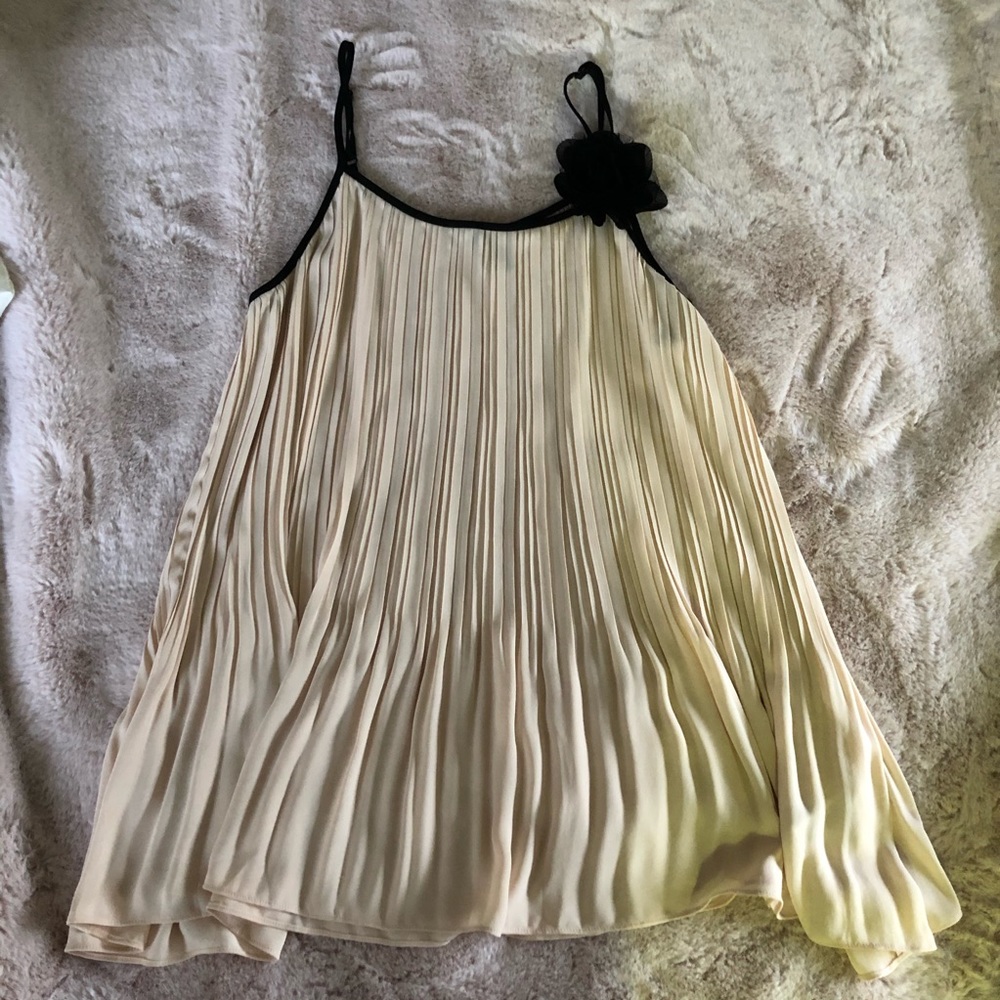 Flowy Accordion Fold Top